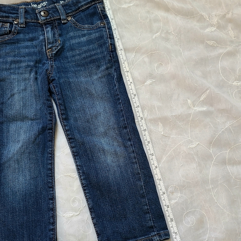 Jumping Beans Blue Straight Leg Jeans with Classic Style For Boys - Picture 3 of 8